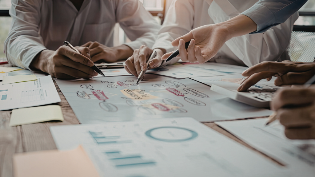 AV pre-production planning meeting